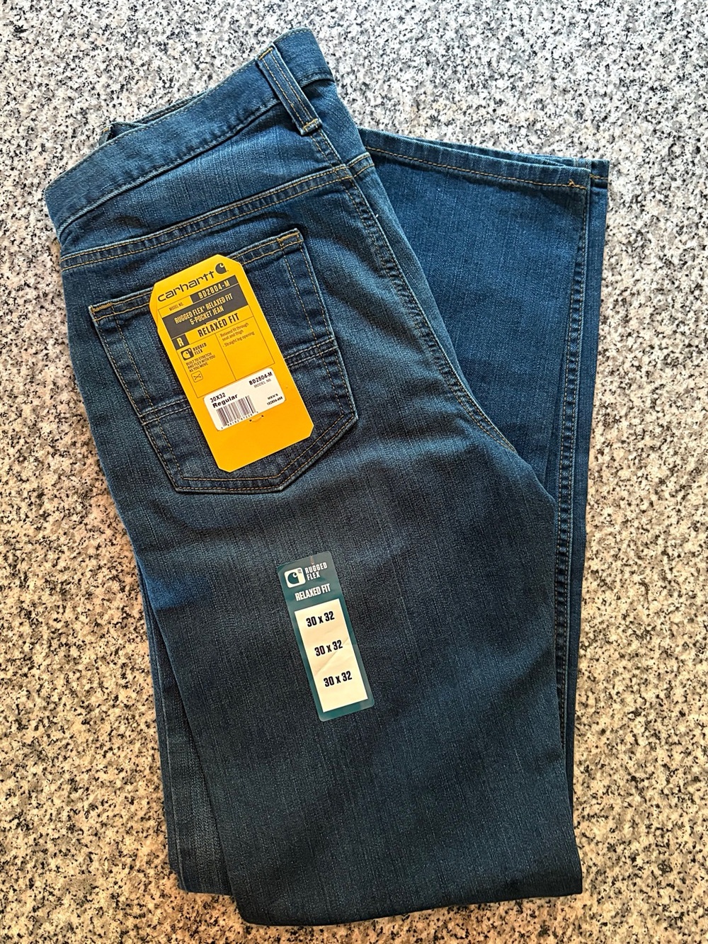 ♥️💖 Carhartt Rugged Flex Relaxed Fit 5-Pocket Jean 30x32 Regular Jeans NWT
